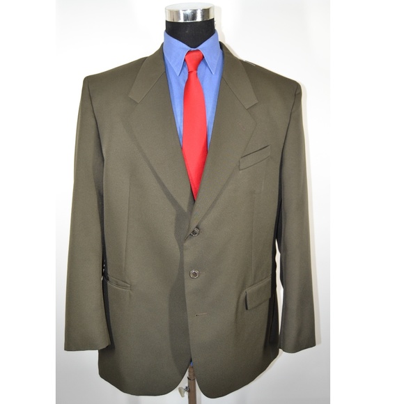 Luighi Balini 46R Sport Coat Blazer Suit Jacket Da